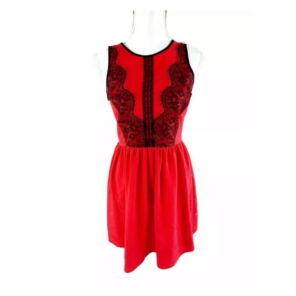 ANTHROPOLOGIE Lace Sleeveless Keyhole Back Dress - Picture 2 of 6